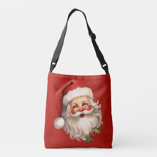 Sac Ajustable Noël rétro Holly Jolly Santa Claus (Dos)