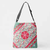 Sac Ajustable Noël Shopping Élégants Snowflakes (Dos)