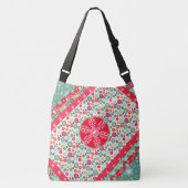 Sac Ajustable Noël Shopping Élégants Snowflakes (Devant)