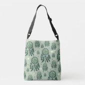 Sac Ajustable Nœud celtique attrape-rêves vert (Dos)