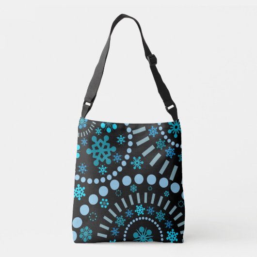 Sac Ajustable Noir de bourrasque de flocon de neige (Dos)