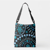 Sac Ajustable Noir de bourrasque de flocon de neige (Devant)