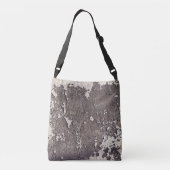 Sac Ajustable noir et blanc Abstrait (paroi fissurée) (Dos)