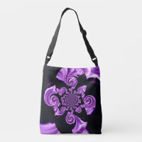 Noir lilas d'ornements