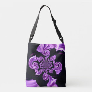 Sac Ajustable Noir lilas d'ornements