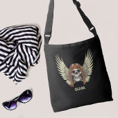 Sac Ajustable Nom de squelette gothique avec casque d'aviateur e