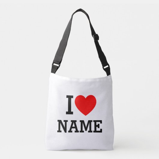 Sac Ajustable Nom du coeur (Devant)
