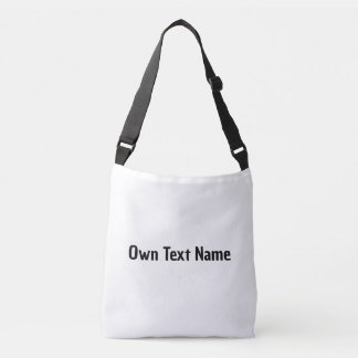 Sac Ajustable Nom du texte propre Sacs-Wallets-Handbags imprimés
