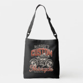 Sac Ajustable Nom personnalisé Skeleton Motorcycle Boutique (Dos)