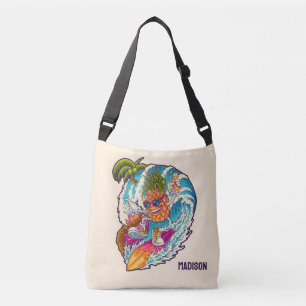Sac Ajustable Nom personnalisé Surfing Pineapple
