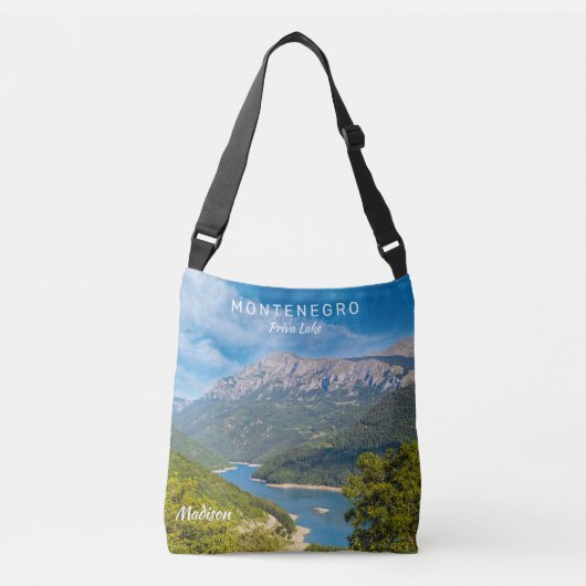 Sac Ajustable Nom personnalisé & Texte Monténégro (Devant)