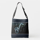 Sac Ajustable Notes de saxophone et de musique (Dos)