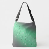Sac Ajustable Notes musicales dans le vert lunaire (Devant)