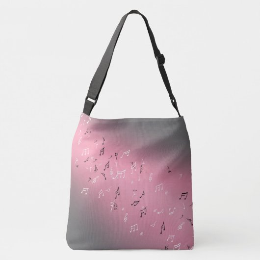 Sac Ajustable Notes musicales en rose lune (Dos)