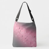 Sac Ajustable Notes musicales en rose lune (Devant)