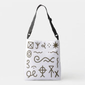 Sac Ajustable Nsibidi Ancien Africain  (Dos)