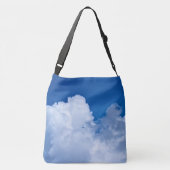 Sac Ajustable Nuages bouffants blancs dans le ciel bleu (Dos)