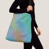 Sac Ajustable Nuages de marbre rose bleu et vert (De près)