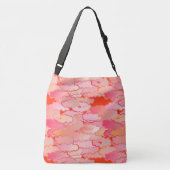 Sac Ajustable Nuages Japonais, Coucher de Soleil, Corail, Fuchsi (Dos)