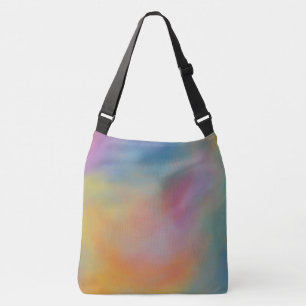 Sac Ajustable Nuages Marbrés Rose Bleu et Vert