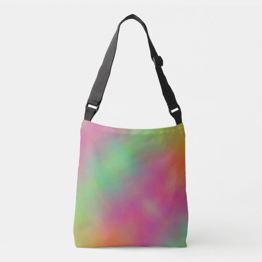 Sac Ajustable Nuages Marbrés Rose Bleu et Vert (Devant)