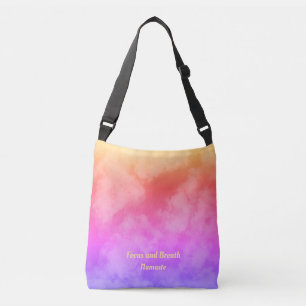 Sac Ajustable Nuages roses et violets Focus et respiration