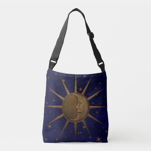 Sac Ajustable Nuit étoilée de lune céleste de Sun (Devant)