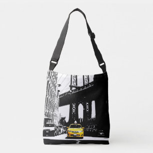 Sac Ajustable Nyc New York City Taxi jaune Brooklyn Couleur noir