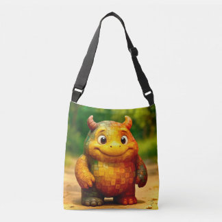 Sac Ajustable Odd Friends - Poster Monster en Carreaux Arc-En-Ci
