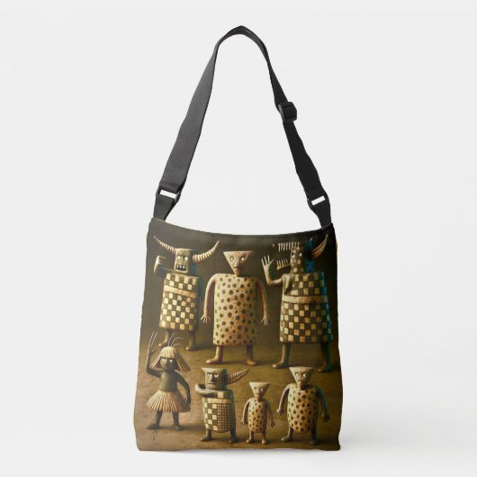Sac Ajustable Odd Friends - Tribal Checker & Dots Poster (Devant)