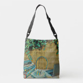 Sac Ajustable Œuvre d'art de lecture vintage (Dos)