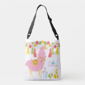 Sac Ajustable Oh Lama Llama Dessiné à la Main (Dos)