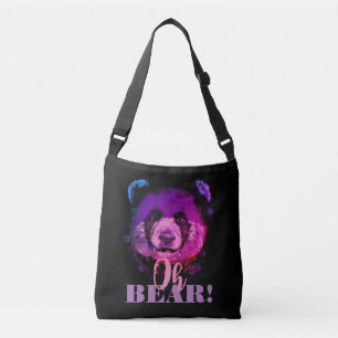 Sac Ajustable "OH OURS"   Drôle Cool Purple Panda Nom