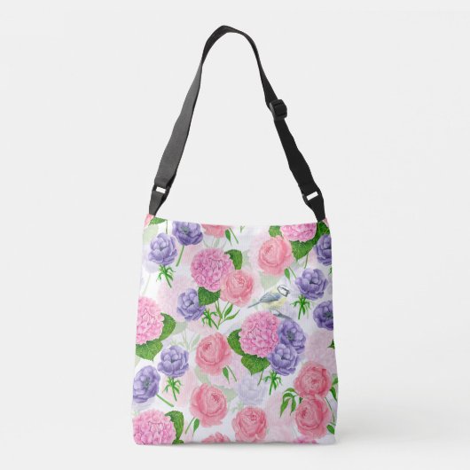 Sac Ajustable Oiseau et fleurs (Dos)
