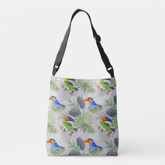 Sac Ajustable Oiseau Toucan mignon, Motif de tous les jours, Aqu (Dos)