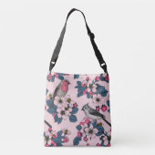 Sac Ajustable Oiseaux et fleurs roses (Dos)