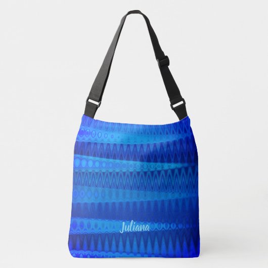 Sac Ajustable ondes sonores bleues - (Devant)