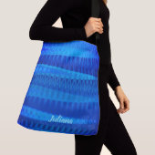 Sac Ajustable ondes sonores bleues - (De près)