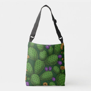 Sac Ajustable Opuntie de floraison sur vert foncé
