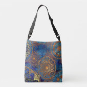 Sac Ajustable Or et bleu (Dos)
