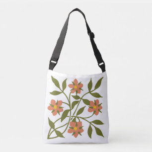 SAC AJUSTABLE ORANGE FLEURS