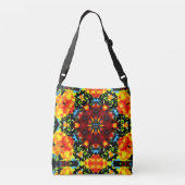 Sac Ajustable Orange floral (Dos)
