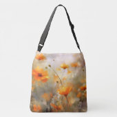 Sac Ajustable Orange Floral Dream Arrière - plan Texture (Dos)