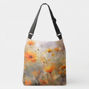 Sac Ajustable Orange Floral Dream Arrière - plan Texture