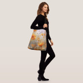 Sac Ajustable Orange Floral Dream Arrière - plan Texture (Sur le modèle)