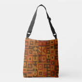 Sac Ajustable Orange Tribal Design (Devant)