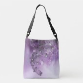 Sac Ajustable Orchidées de fleurs violettes (Dos)