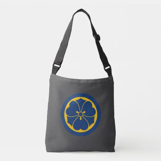 Sac Ajustable Oriental jaune bleu Sakai Japon Mon Art (Devant)