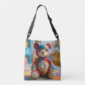 Sac Ajustable Ours en peluche coloré (Dos)
