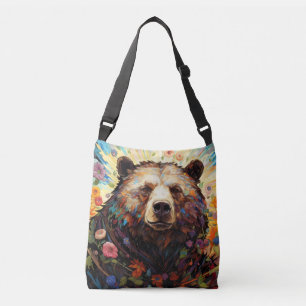 Sac Ajustable Ours Gizzly Colorful Animal Enchantant